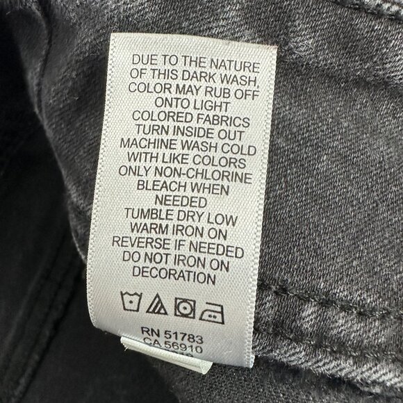 Maurices Womens High-Rise Black Denim Jeans Size M Reg - Picture 5 of 5